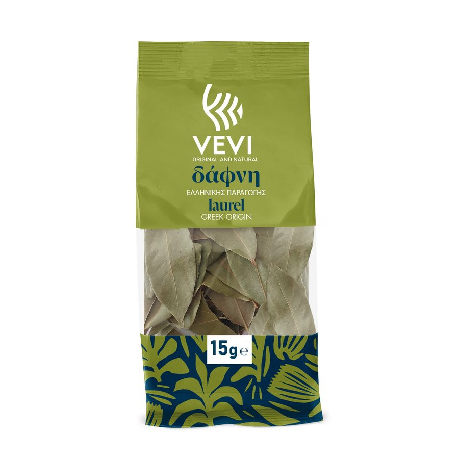 VEVI Greek Bay Leaves — Stand-up sachet · 15g
