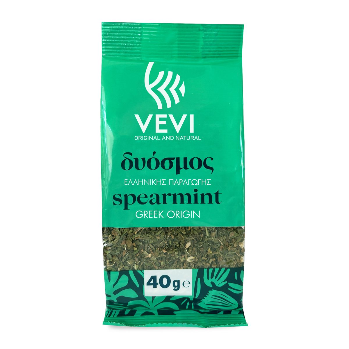 VEVI Greek Spearmint — Stand-up sachet · 40 g