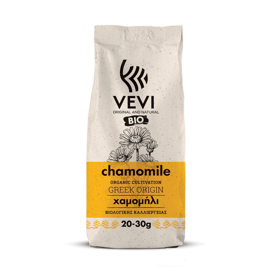 VEVI Greek Organic Chamomile — Stand-up sachet · 30g