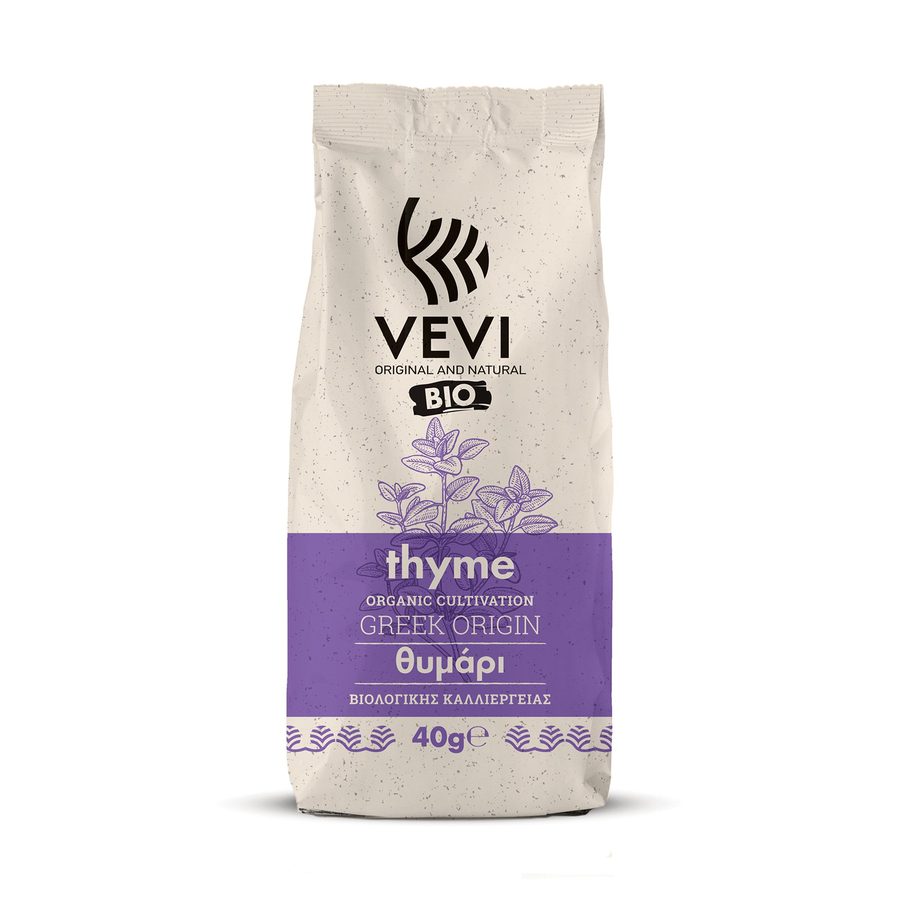 VEVI Greek Organic Thyme — Stand-up sachet · 40g
