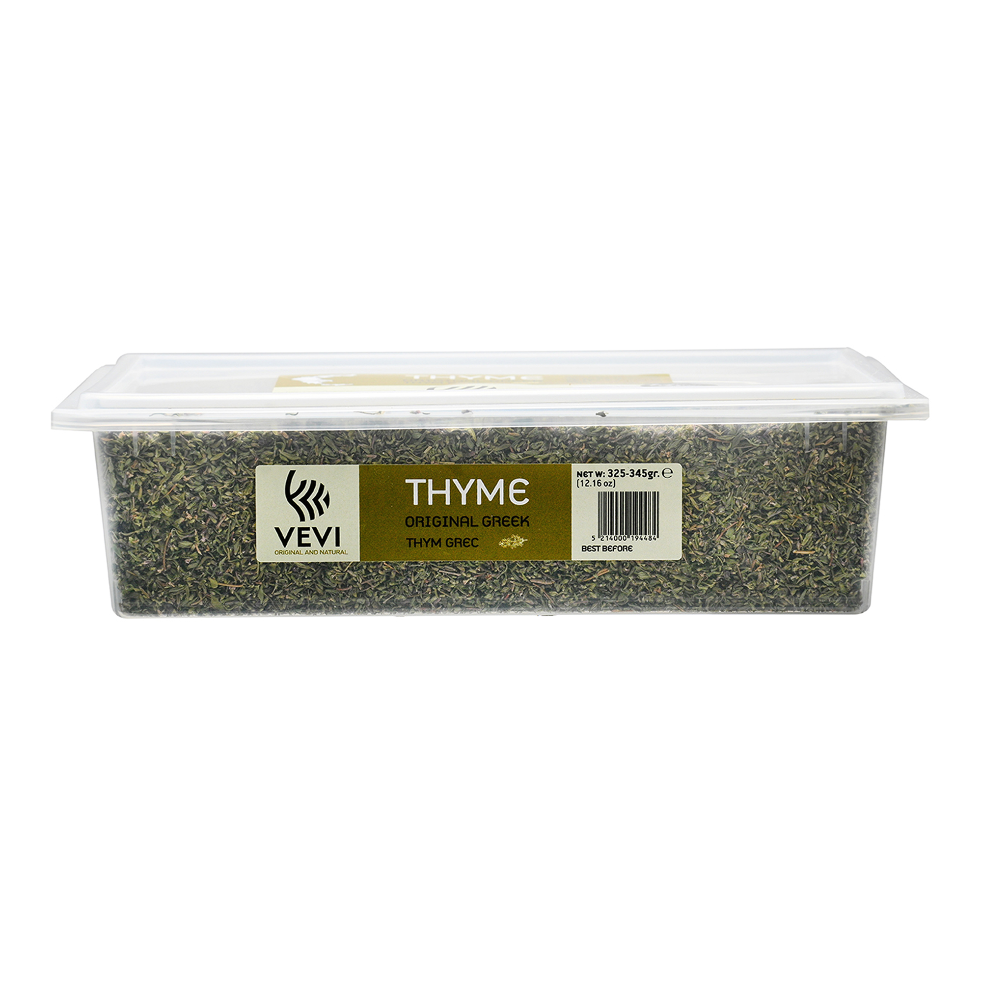 Greek Thyme VEVI – 345g Resealable Plastic Container - Image 2